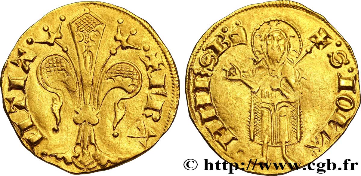 JEAN II LE BON Florin d or c. 1340-1370 Montpellier ou Toulouse TTB+