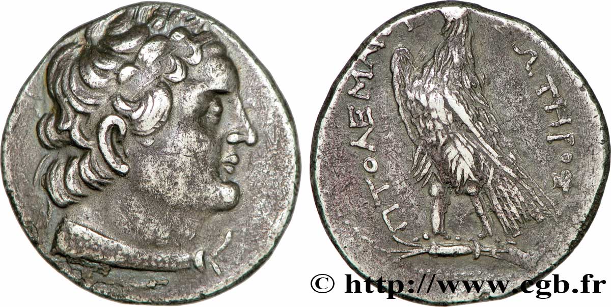 EGYPT - LAGID OR PTOLEMAIC KINGDOM - PTOLEMY III EUERGETES Tétradrachme AU/AU