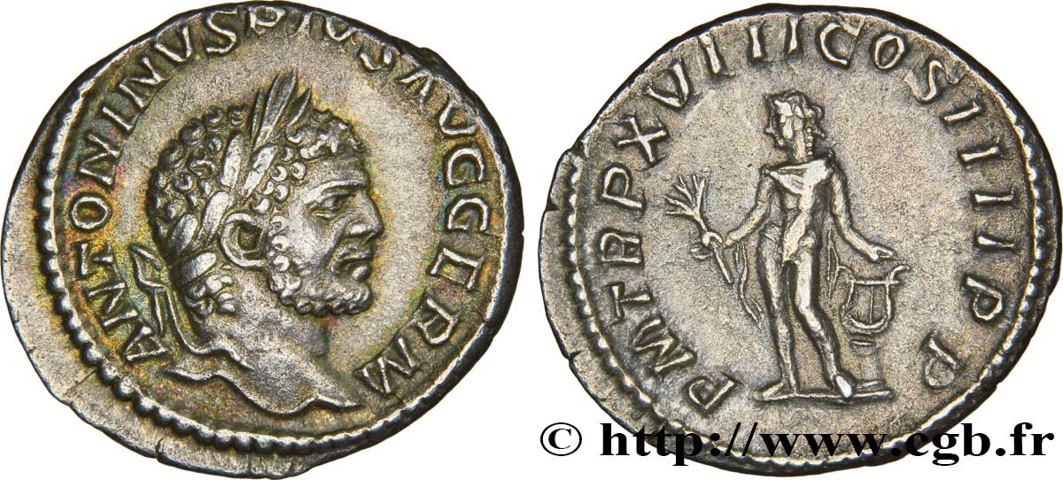 CARACALLA Denier FDC/SPL