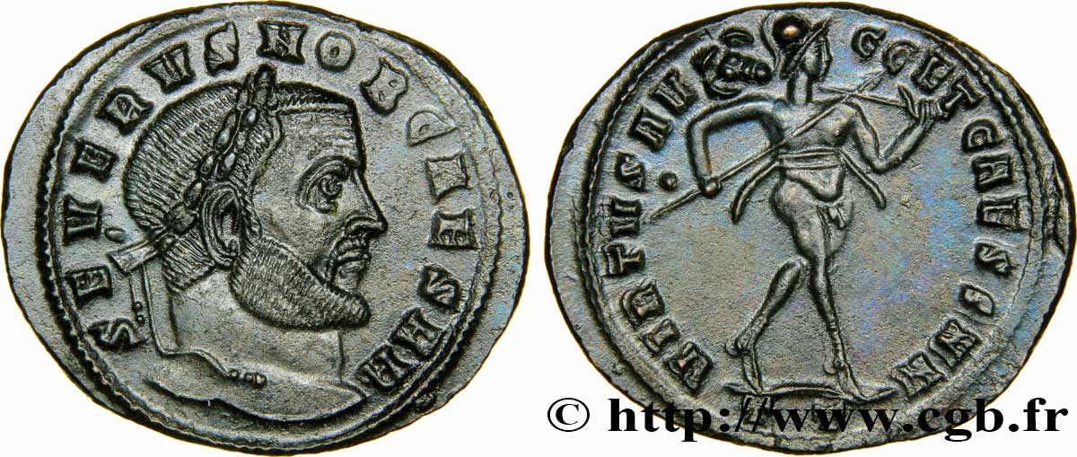 SEVERUS II Follis ou nummus MS