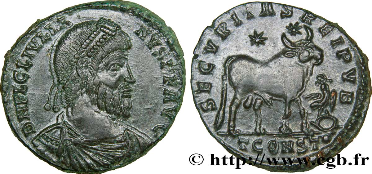 IULIANUS II DER PHILOSOPH Double maiorina, (GB, Æ 1) 