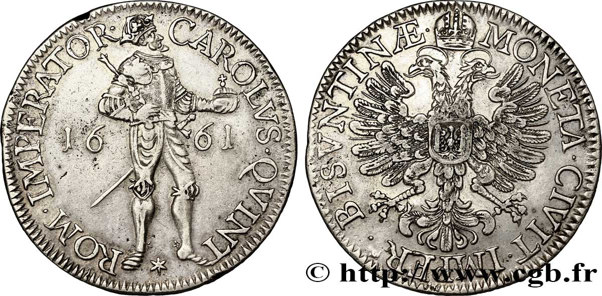 TOWN OF BESANCON - COINAGE STRUCK IN THE NAME OF CHARLES V Daldre AU