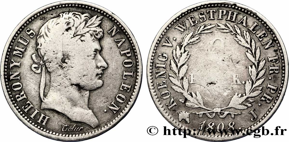 2 frank 1808 Paris VG.2020  B 
