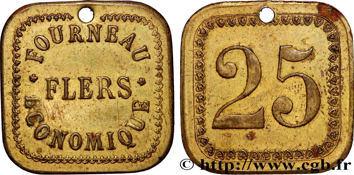 FOURNEAU ÉCONOMIQUES - FLERS 10 Centimes Fourneau économique - Flers XF