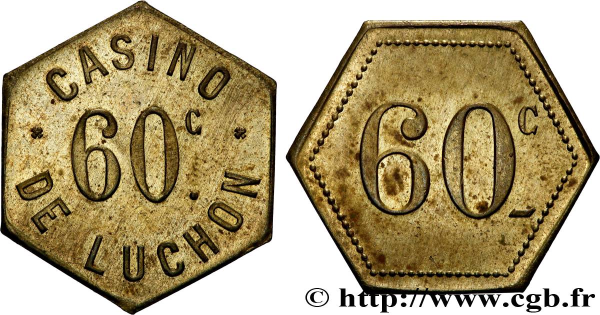 CASINO DE LUCHON 60 Centimes Casino de Luchon AU