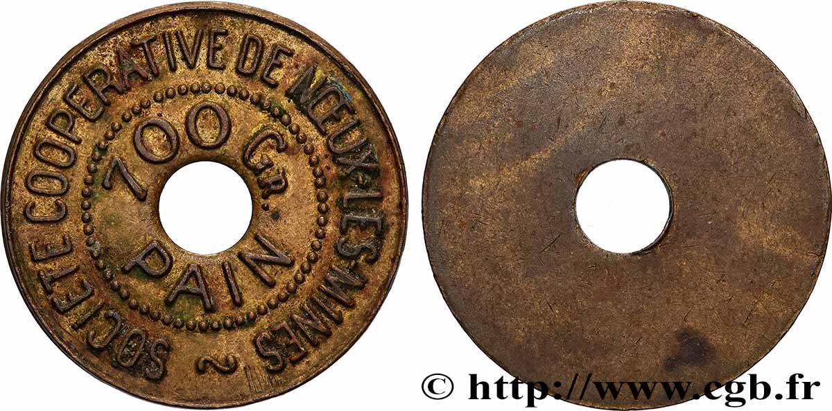 MINES ET FORGES 700 g pain Sté coopérative de Noeux-les-Mines SS