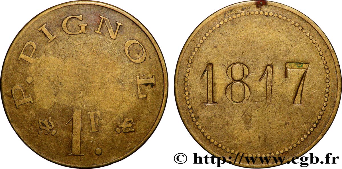 ENTREPRISES, INDUSTRIES ET COMMERCES DIVERS 1 Franc P. Pignol VF