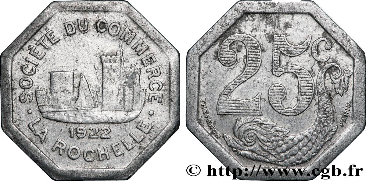 SOCIETE DU COMMERCE 25 Centimes S