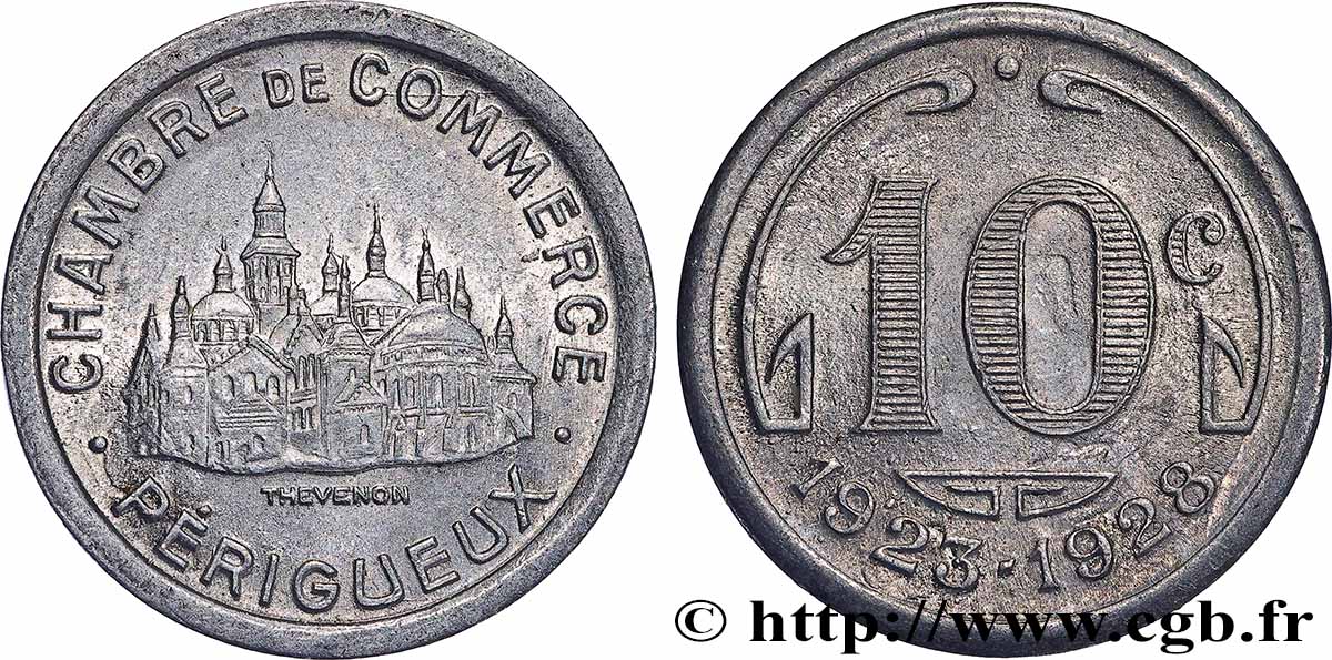 CHAMBRE DE COMMERCE DE PERIGUEUX 10 Centimes Chambre de Commerce Périgueux SPL