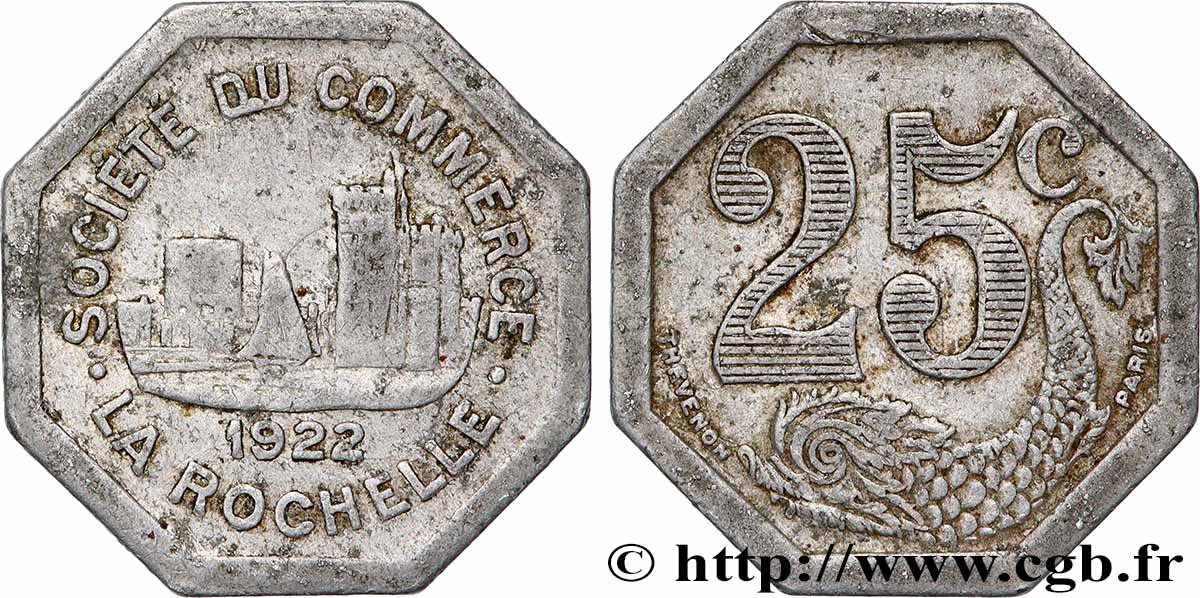 SOCIETE DU COMMERCE 25 Centimes q.BB
