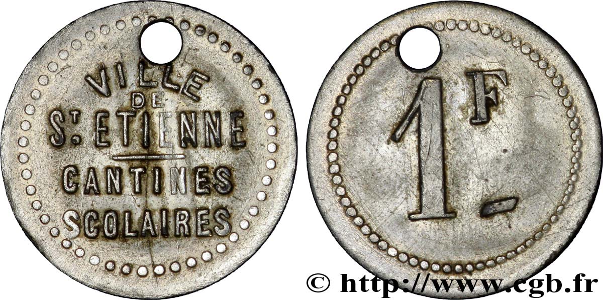 CANTINES SCOLAIRES 1 Franc TTB