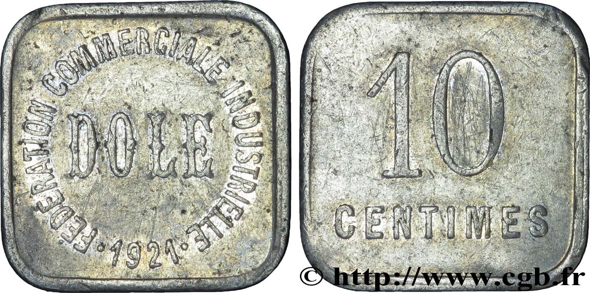 FEDERATION COMMERCIALE INDUSTRIELLE 10 Centimes MB