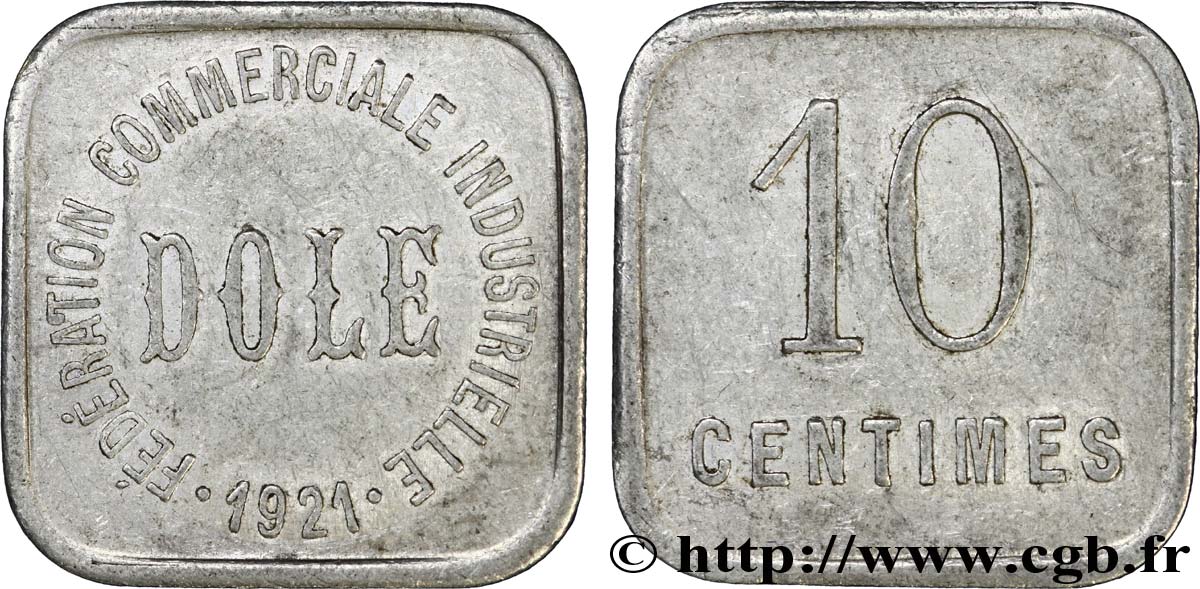 FEDERATION COMMERCIALE INDUSTRIELLE 10 Centimes XF