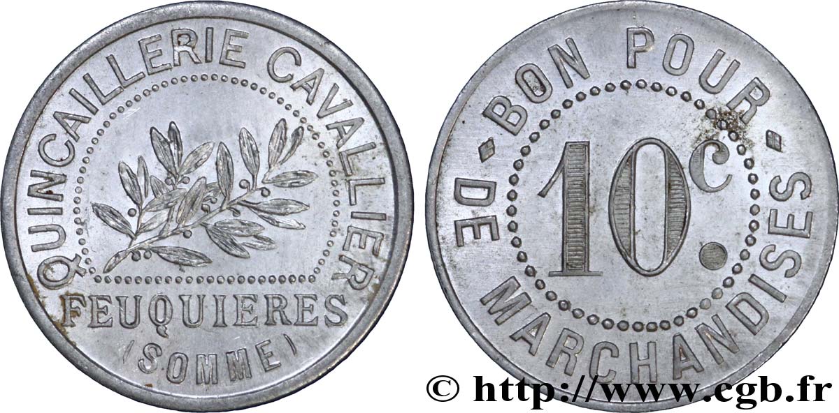 QUINCAILLERIE CAVALLIER 10 Centimes TTB