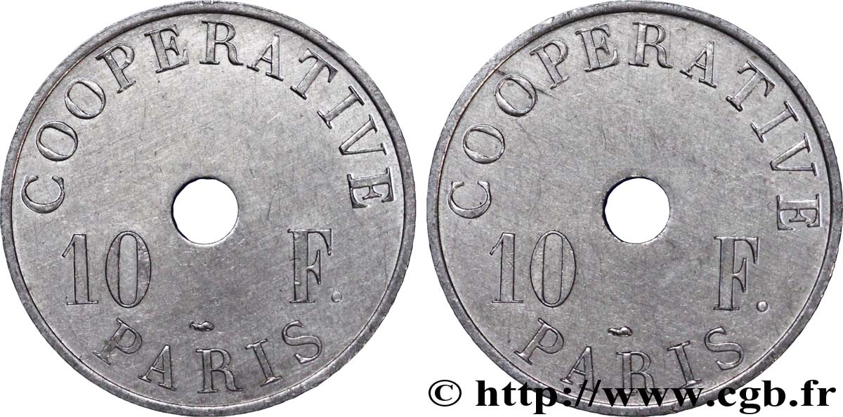 COOPERATIVE PARIS 10 Francs TTB