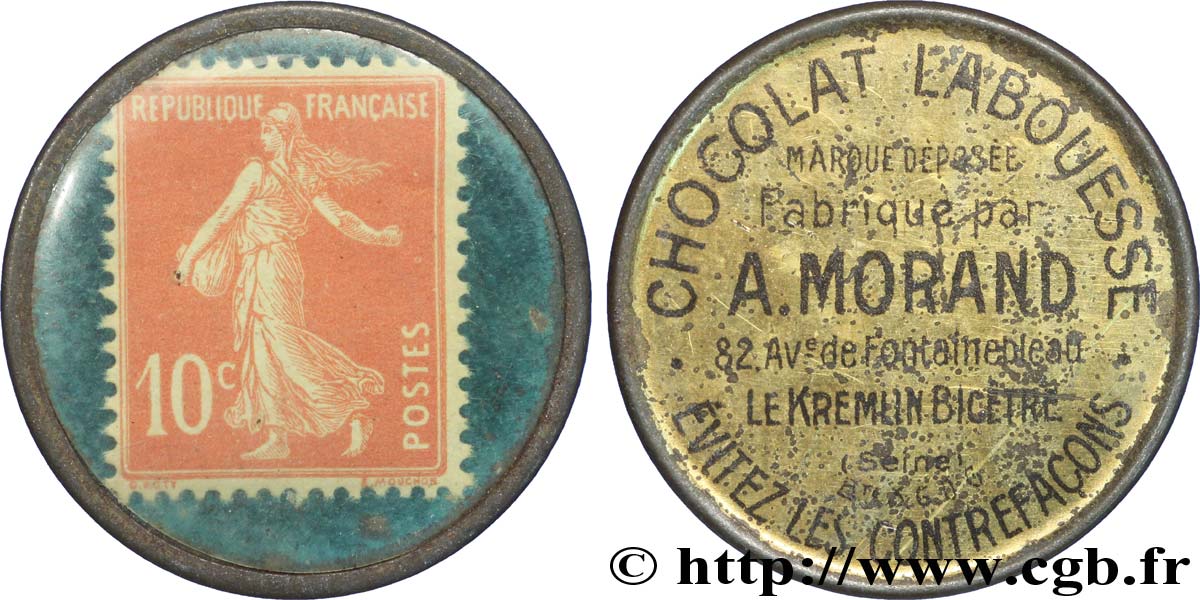 CHOCOLAT LABOUESSE Timbre 10 Centimes S
