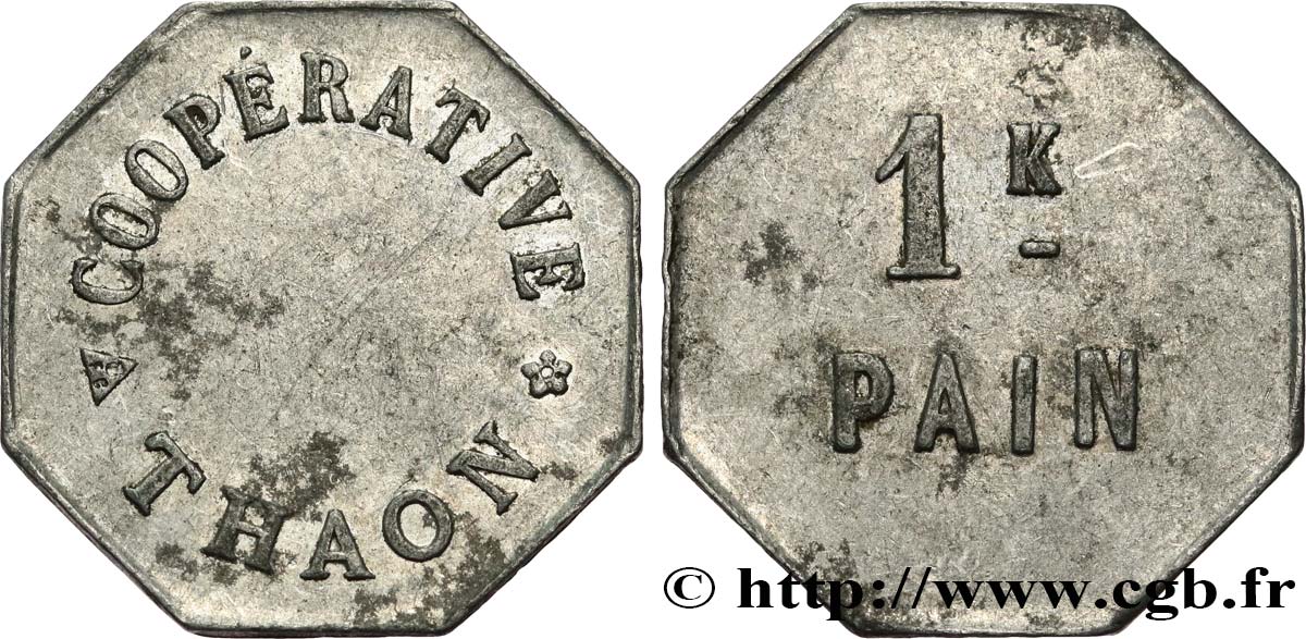 COOPERATIVE 1 Kg Pain Coopérative de Thaon TB