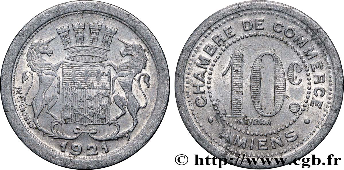 CHAMBRE DE COMMERCE 10 Centimes SS