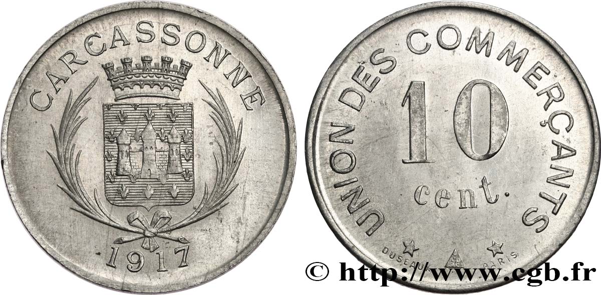 UNION DES COMMERCANTS 10 Centimes EBC