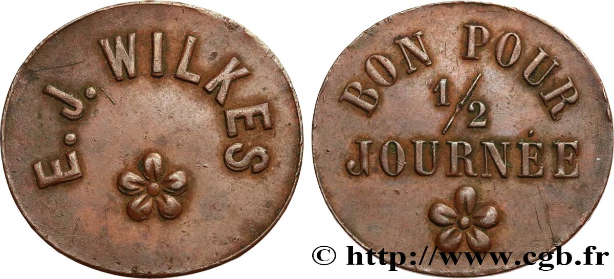 E.J.WILKES BON POUR 1/2 JOURNEE XF