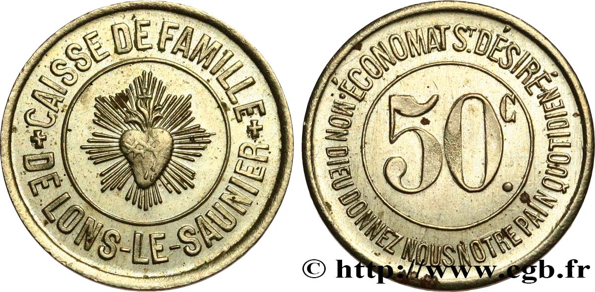 CAISSE DE FAMILLE 50 Centimes AU