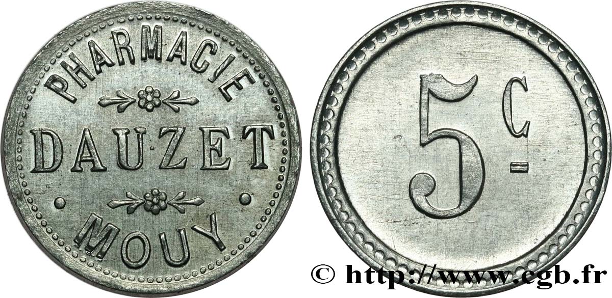 PHARMACIE DAUZET 5 Centimes EBC