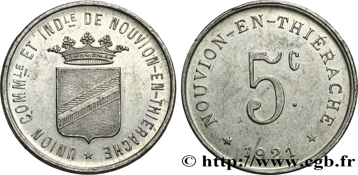 UNION COMMERCIALE ET INDUSTRIELLE 5 CENTIMES SPL