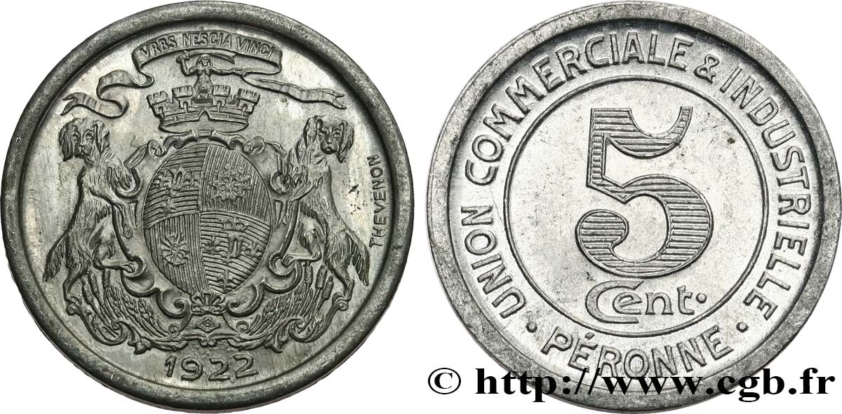 UNION COMMERCIALE & INDUSTRIELLE 5 Centimes SUP