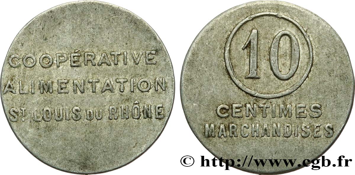 COOPERATIVE ALIMENTATION 10 CENTIMES SS