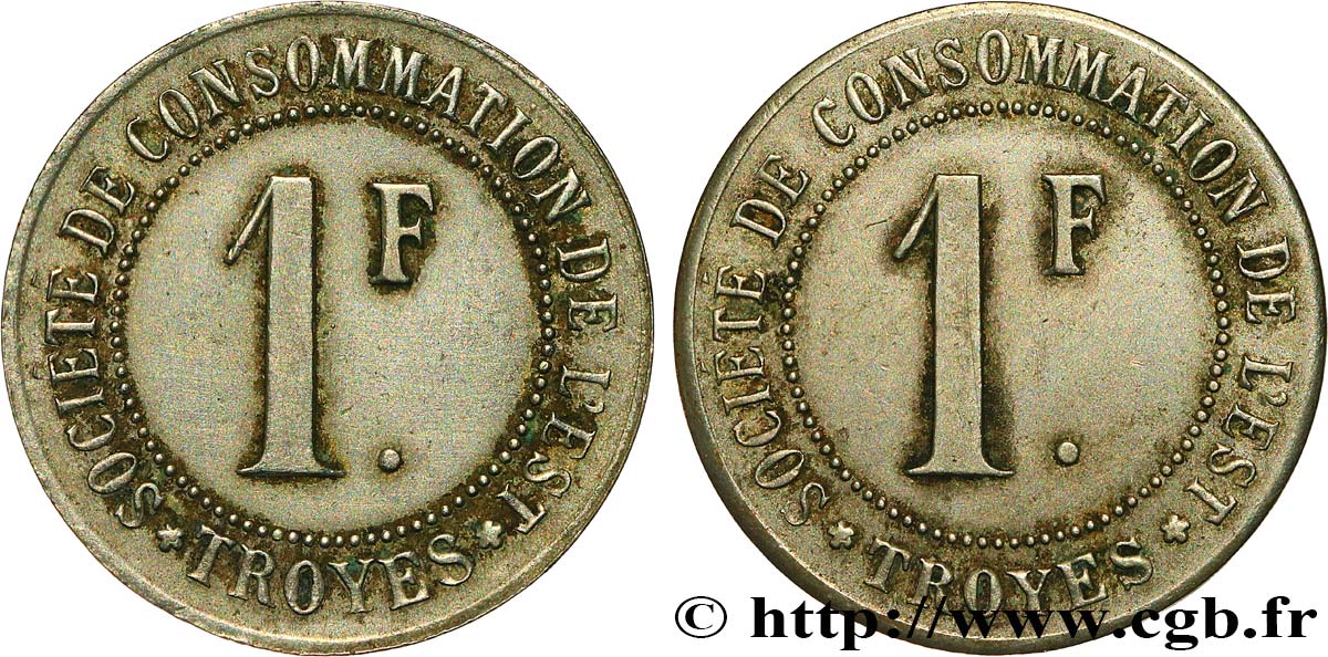 SOCIETE DE CONSOMMATION DE L’EST 1 Franc XF