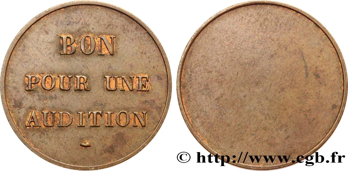 BON POUR UNE AUDITION BON POUR UNE AUDITION TTB
