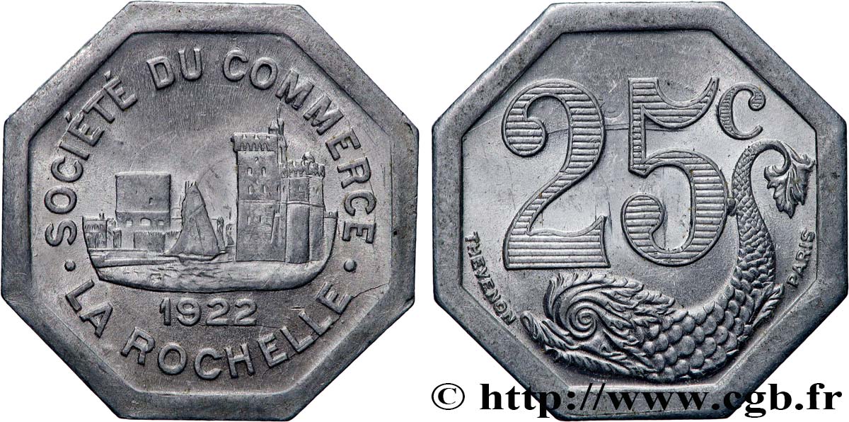 SOCIETE DU COMMERCE 25 Centimes Société du commerce La Rochelle VZ