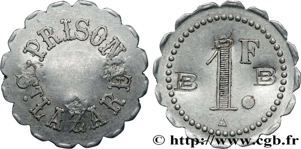 PRISON SAINT LAZARE 1 Franc MBC+
