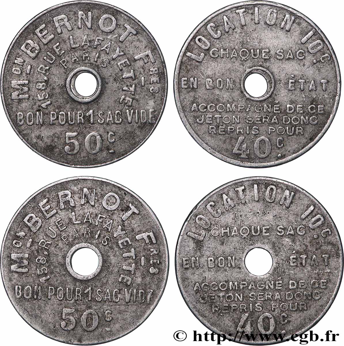 MAISON BERNOT FRERES 50 Centimes VF