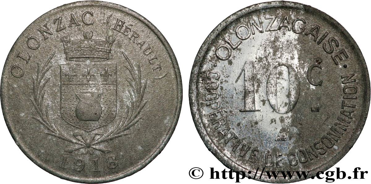 COOPERATIVES 10 Centimes - Coopérative de consommation XF