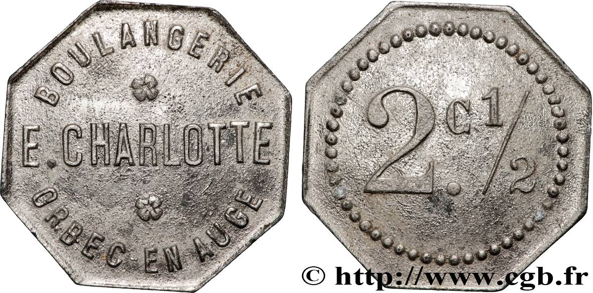 BOULANGERIE / PAIN 2 Centimes 1/2 - Boulangerie E. Charlotte TTB