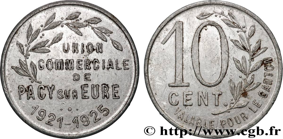 REGROUPEMENT DE COMMERÇANTS ET D INDUSTRIELS 10 Centimes - Union commerciale MBC