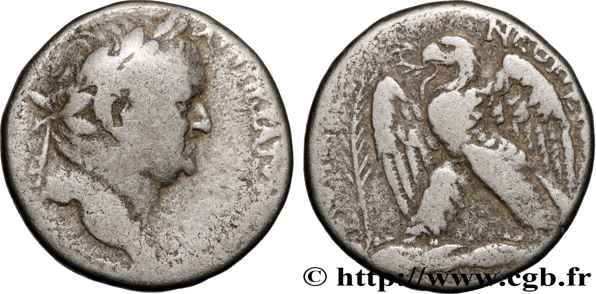 VESPASIAN Tétradrachme syro-phénicien VF