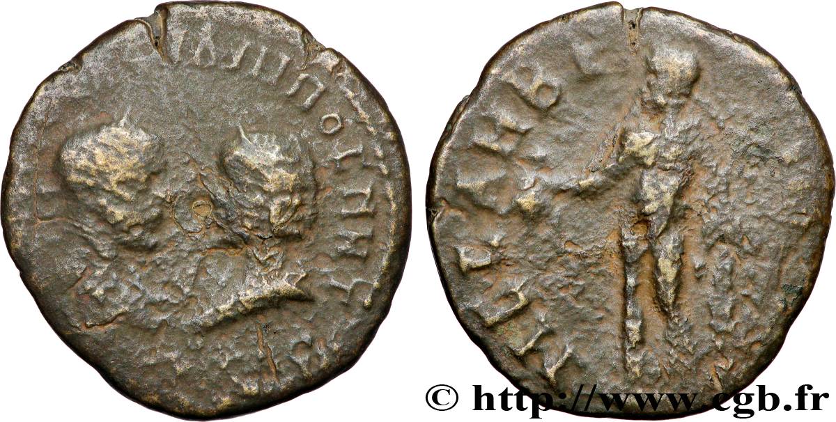 PHILIPPUS I and OTACILIA SEVERA Tetrassaria VF