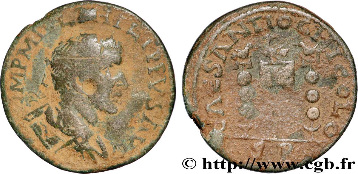 PHILIPPUS II Dupondius XF