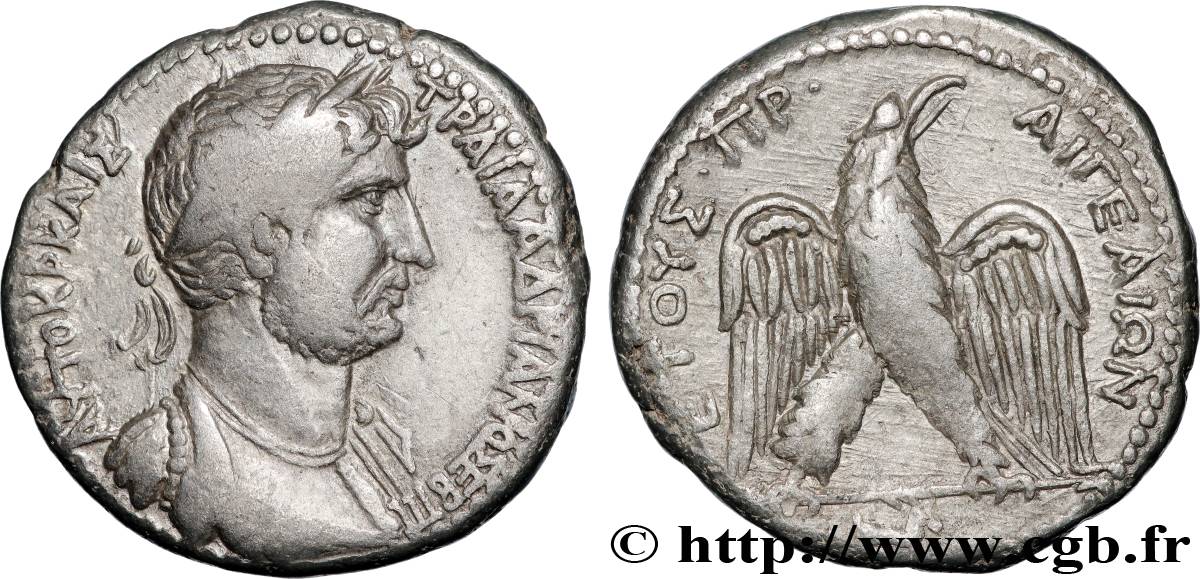 HADRIAN Tétradrachme syro-phénicien AU