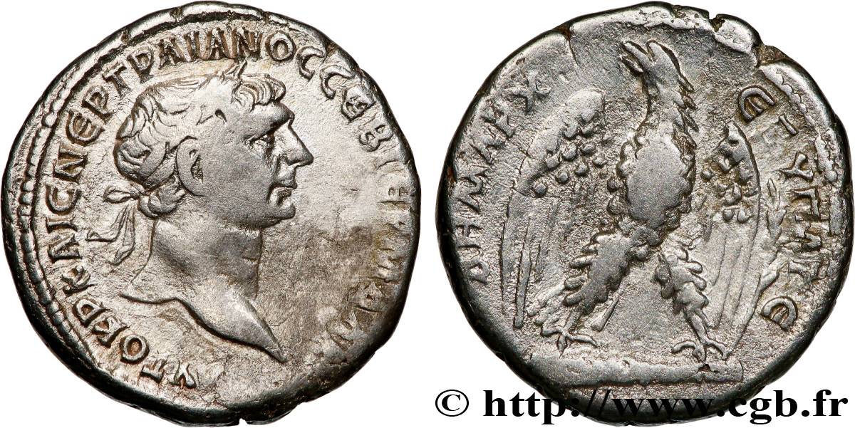 TRAJANUS Tétradrachme syro-phénicien AU