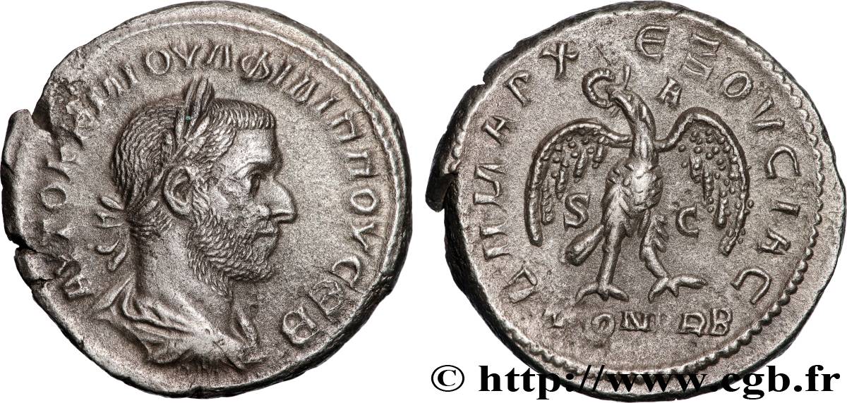 PHILIPPUS Tétradrachme syro-phénicien AU