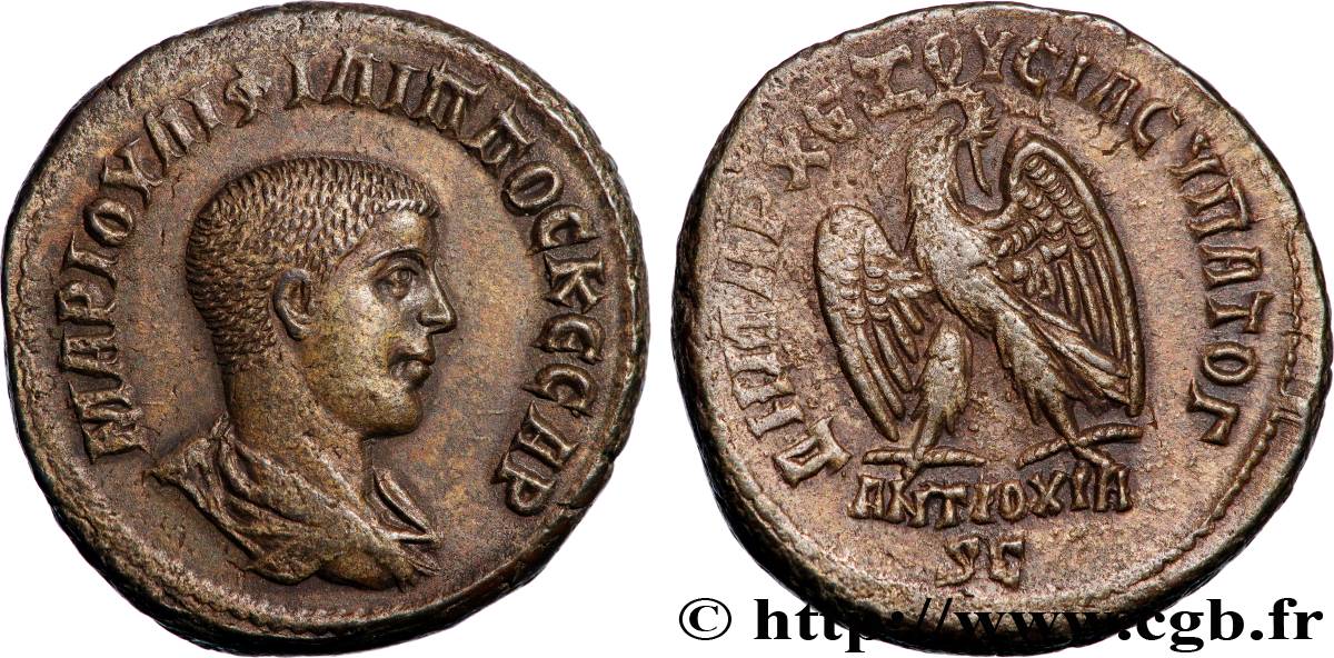 PHILIPPUS II Tétradrachme syro-phénicien AU/AU