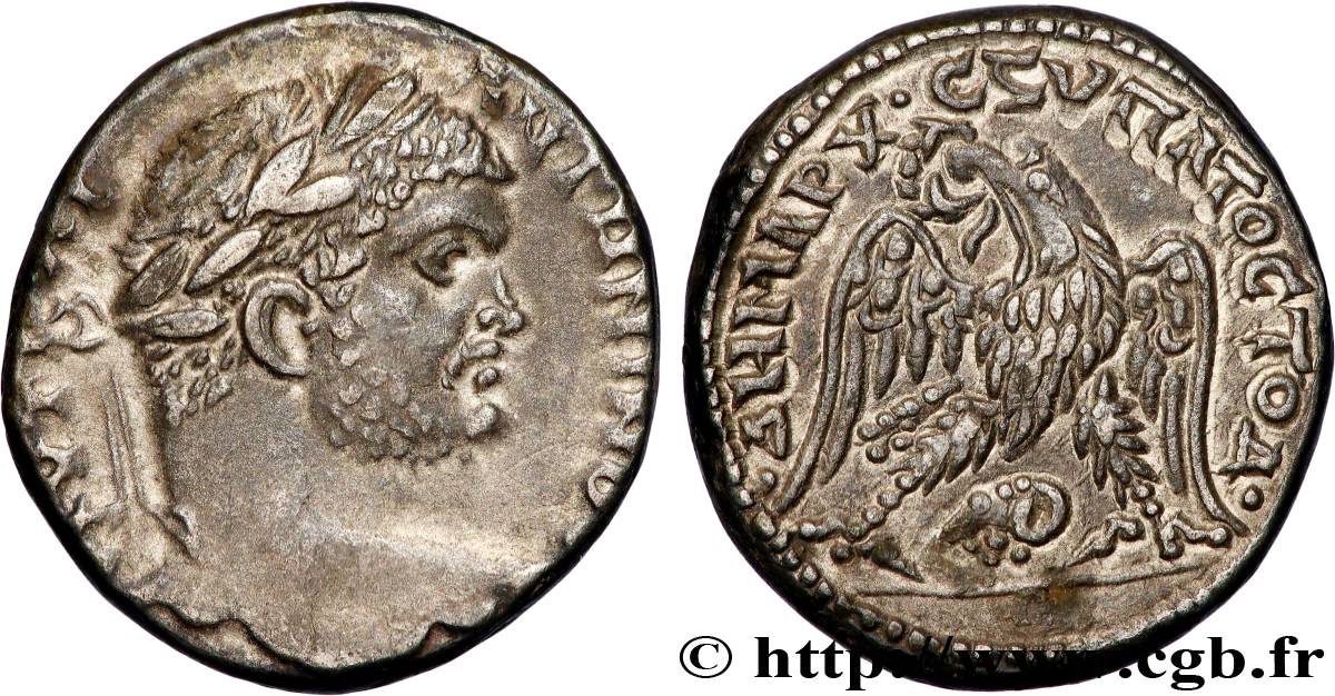 CARACALLA Tétradrachme syro-phénicien TTB+