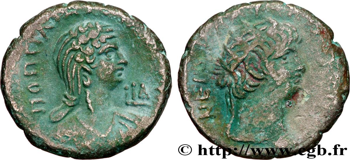 NERO and POPPAEA Tétradrachme SS