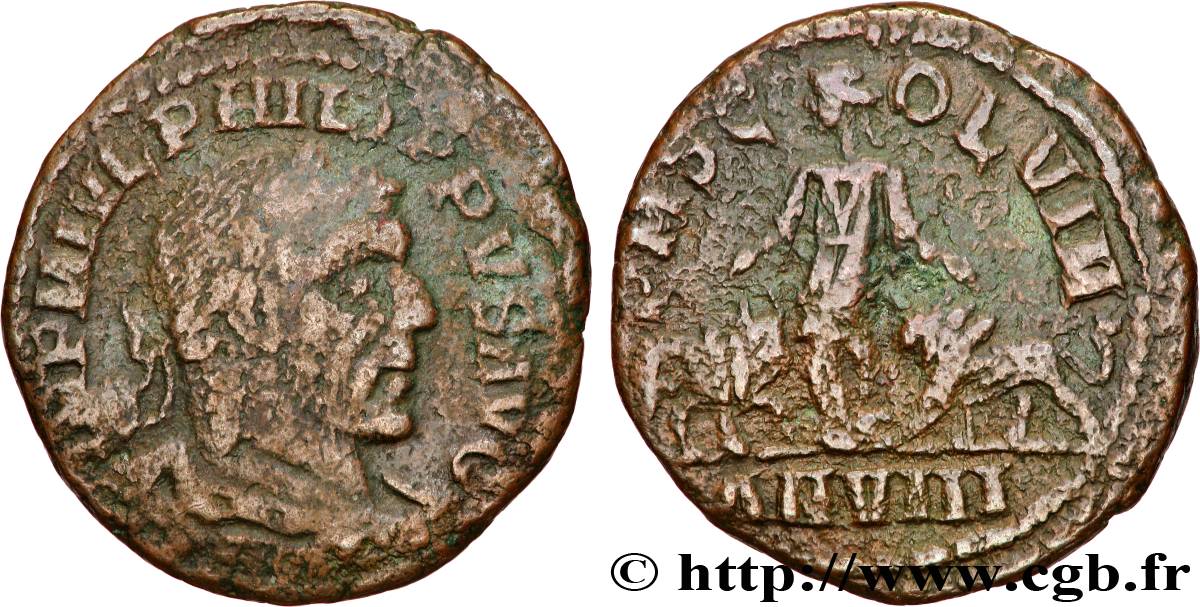 PHILIPPUS Sesterce VF
