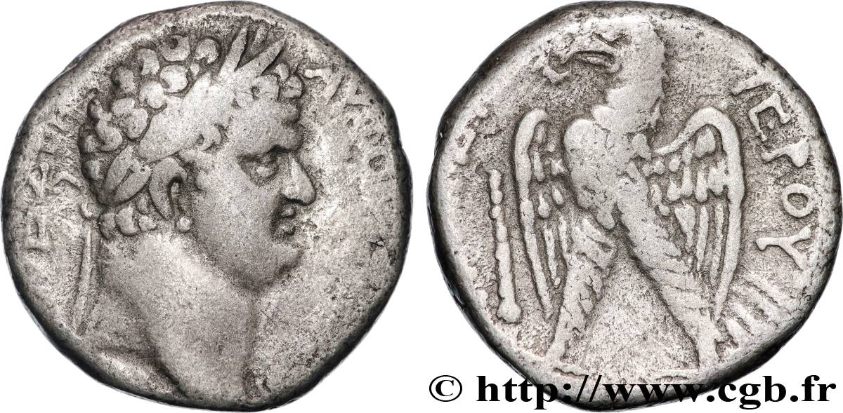 TITUS Tétradrachme syro-phénicien VF