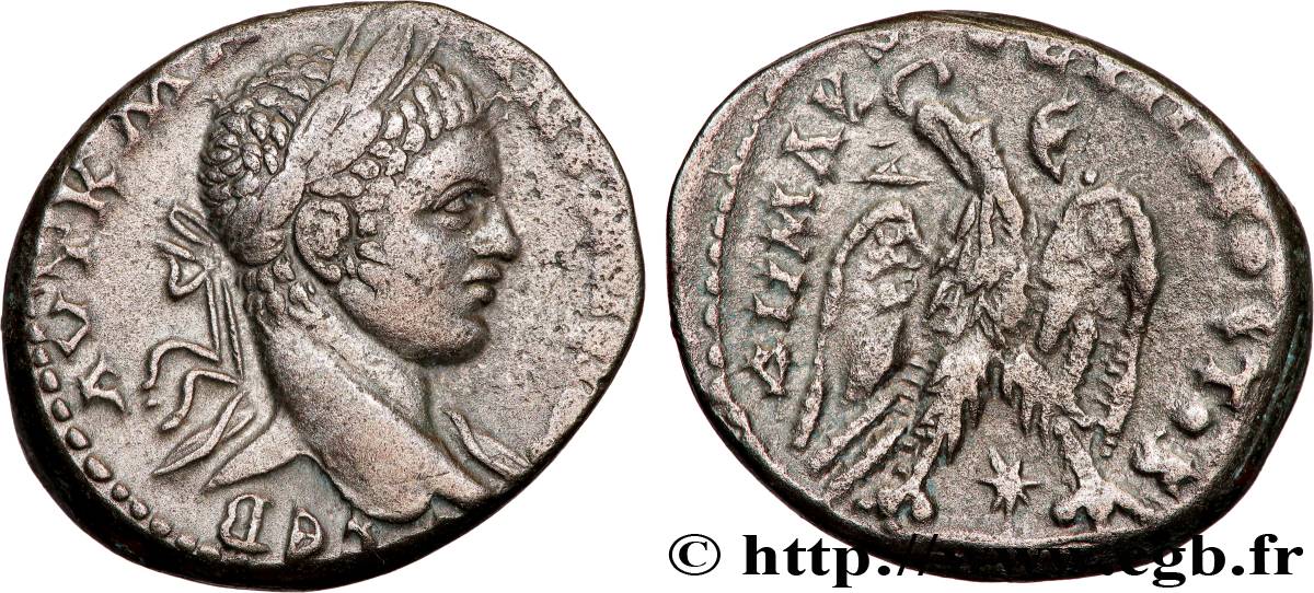 ELAGABALUS Tétradrachme syro-phénicien AU
