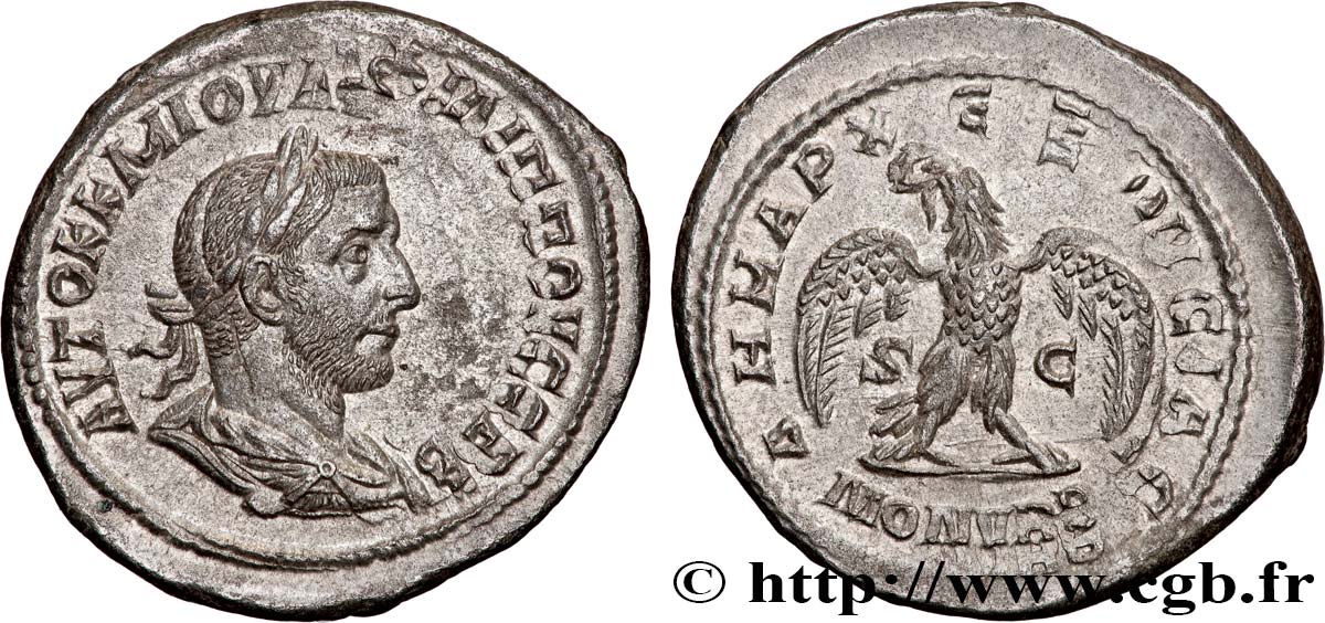 PHILIPPUS Tétradrachme syro-phénicien AU